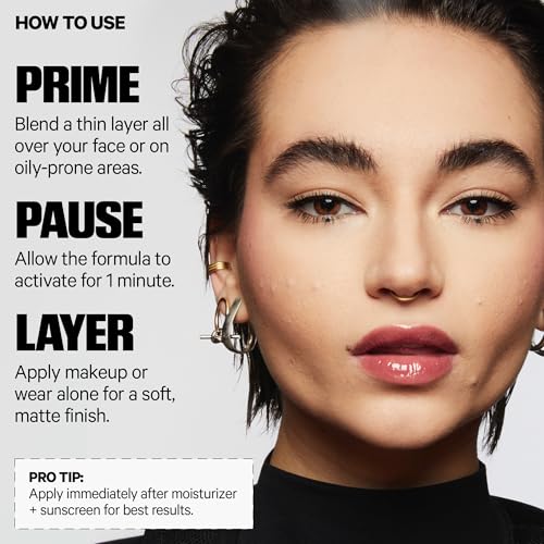 Milk Makeup Pore Eclipse Mattifying Primer ? Blurs Pores, Controls Shine + Holds Makeup for Up to 12 Hours ? Creates a Smooth, Even Base for a Soft, Long-Lasting Matte Finish