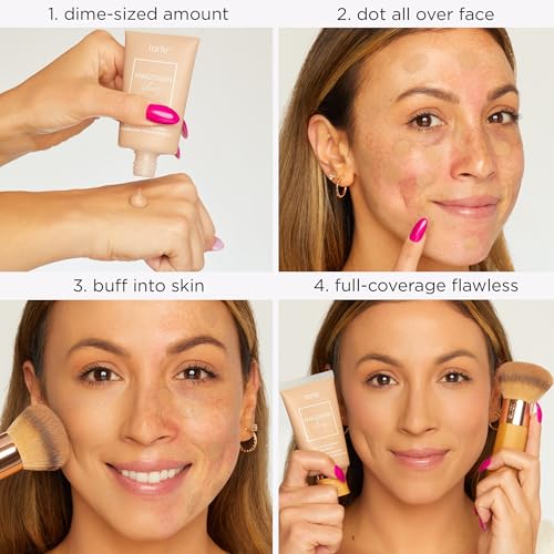 tarte Amazonian clay 16-hour full coverage foundation ? Matte Finish Foundation with Amazonian Clay & Vitamin E for Hydration & Smooth Looking Skin, Vegan & Cruelty Free