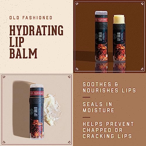 18.21 Man Made Octane 500 Sweet Tobacco Hand & Body Lotion, & Lip Balm 2-Set Bundle, All Hair & Skin Types for Men, Strengthens and Moisturizes in a Manly Aroma
