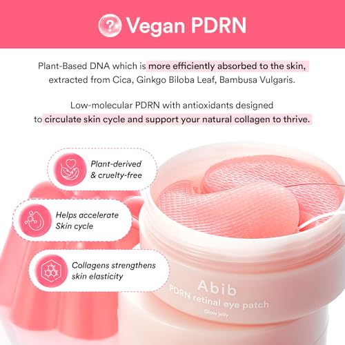 Abib Pink Me Up Pdrn 3 Step Glow Kit | Overnight Firming Jelly Mask, PDRN Retinal Eye patches, PDRN Lip Mask | Korean Skincare Set for Glass Skin, Valentines Day Gifts for Women