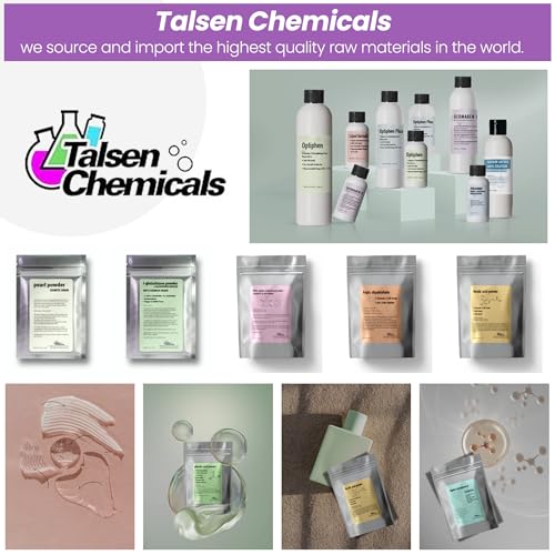 Allantoin Powder 2 Oz Cosmetic Grade for DIY Emulsion Cream Lotion Skin Care (2 oz. / 56 Grams), Allantoin Helps to Hydrate The Skin by Talsen Chemicals