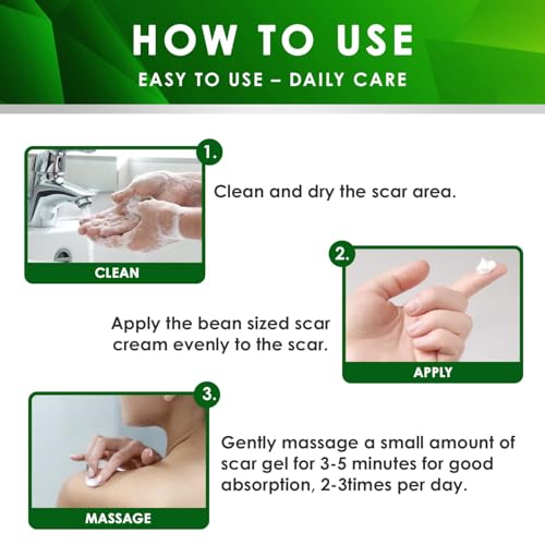 Advanced Keloid Bump Removal Gel: Silicone Keloid Scar Removal Cream for Scars from Piercing, Surgical Marks, Acne, and Burns, Keloid Treatment for Ears, Face, and Body with Healing Formula 30g