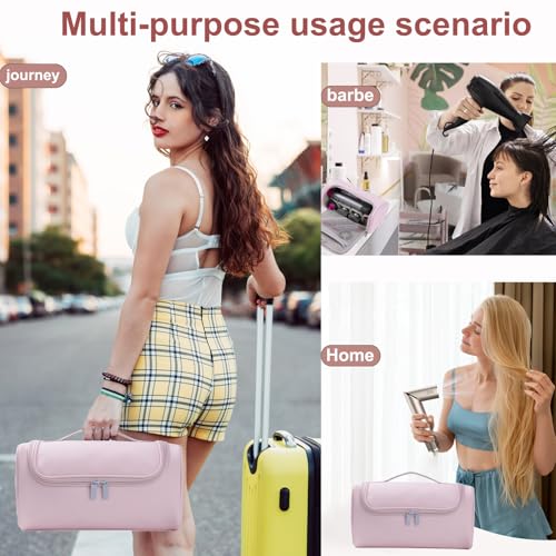 Case For Sharks Flex Style - Travel Case Compatible With Airwrap, PU Storage Bag For Hair Tools, Portable Travel Organizer Airwrap Stylist