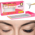 Premade Fans 6D Eyelash Extensions, Pointed Thin Base 8-15mm Mixed Length Professional Volume 6D Lashes for Beauty Salon, Lash Artist Beginner/Tech(6D-0.07-D-Matte Black-120Fans)