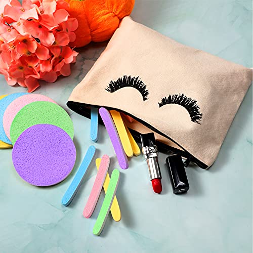Patelai 300 Pack Facial Cleansing Sponges Bulk, Compressed Soft Round Makeup Removal & Exfoliating Sponge Pads for Women, Pink, Purple, Blue, Yellow, Green