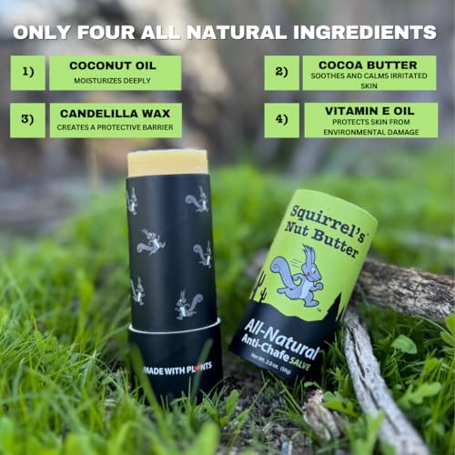 Squirrel's Nut Butter All Natural Anti-Chafe Compostable Tube