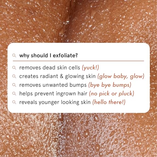 Cleanlogic Organic Cotton Exfoliating Body Scrubber, Reusable Exfoliator Tool for Smooth Skin, Daily Skincare Routine, Natural, 3 Ct Value Pack