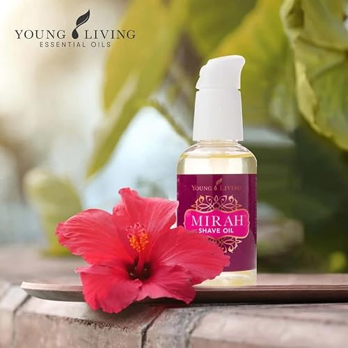 Young Living Mirah Shave Oil - Luxurious Shaving Blend for Silky Smooth Skin - Razor Bump Prevention - Premium Essential Oil - Meadowfoam & Exotic Baobab - 2 oz