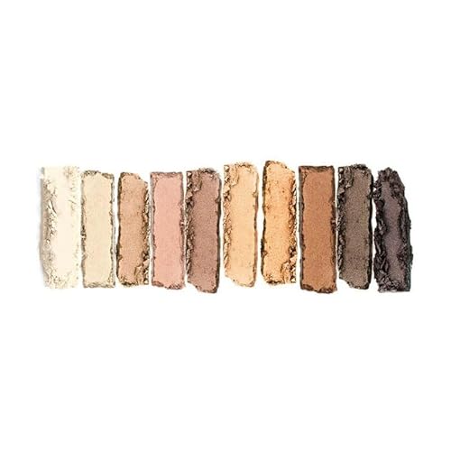 FLOWER Beauty By Drew Barrymore Shimmer + Shade Eyeshadow Palette - Neutral Colors + Ten Shades - Mix + Layers Shades - Easily Blendable + Rich Color Payoff - Brush Included (Gimme Gold)