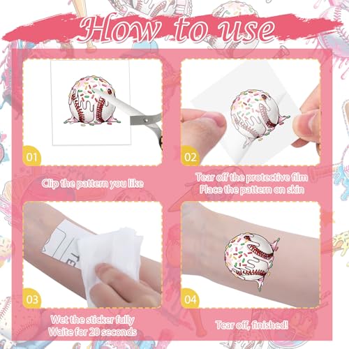 8 Sheets 200+ Respect the Drip Temporary Tattoos Stickers Ice Cream Baseball Drip Party Decorations Favors Tattoo Stickers Baseball Sport Team Ice Cream Theme Gifts Rewards Supplies
