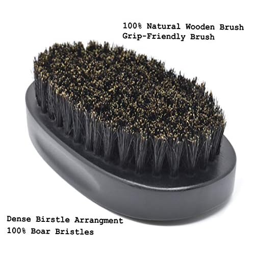 IDALIO¢ç Beard Brush and Comb Set for Men Grooming with Natural Boar Bristle Beard Brush Pear Wood Bear Comb and Stainless Steel Trimming Beard Scissors