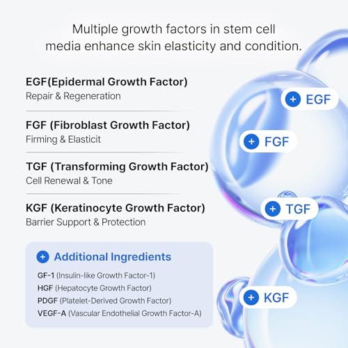 FRANZ Stem Care 10% Ampoule Serum for Face ? Stem Cell Conditioned Media (100,000ppm). Daily Revitalizing, Barrier Support, Firming, Hydrating. Advanced Liposome Delivery (1ml, 0.034 fl.oz.)