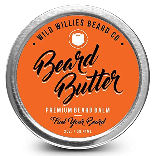 Wild Willies Beard Butter, Premium Beard Balm & Conditioner, 2 Oz