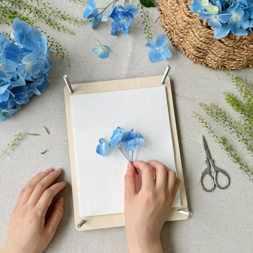 20 Sheets A4 Size Blotting Paper for Flower Press, Large Blotter Paper, Herbarium Paper Craft, Working With Flower Pressing Kit for Adults