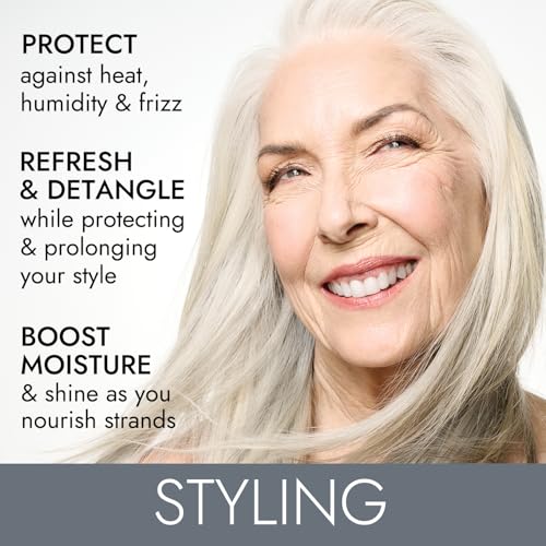 ion Smoothing Heat Protectant Spray, 8 fl oz, Vegan, Paraben Free, Lightweight, Improves Manageability, Reduces Drying Time