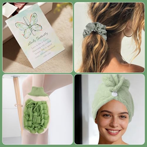 Luxury Women¡¯s Gift Set 12PCS ? Spa Bath Box with Mug, Candle, Bath Bombs, Soap & Hair Towel ? Relaxation Self-Care Gift for Birthday, Christmas, Mother¡¯s Day