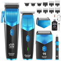 Kemei Clippers and Trimmers Set,Professional Hair Clippers for Men,Mens Cordless Hair Clipper,Beard Trimmer Kits,Shavers,Barber Kit,T Liners