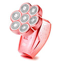 Electric Razors for Women Legs: 120min Long Time Use Rechargeable Body Shaver - Waterproof Wet Dry Hair Remover - Trimmer for Lady Face Public (Red, M)