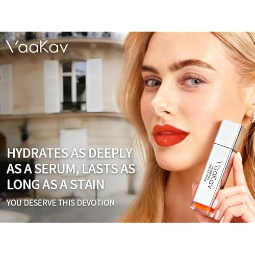 Glossy Lip Stain ? Hydrating Tinted Lip Oil Stain with High-Shine Gloss Finish, Non-Sticky Moisturizing Lip Tint, Long-Lasting Stain for Soft & Plump Lips(03 CHRRY JUICY)