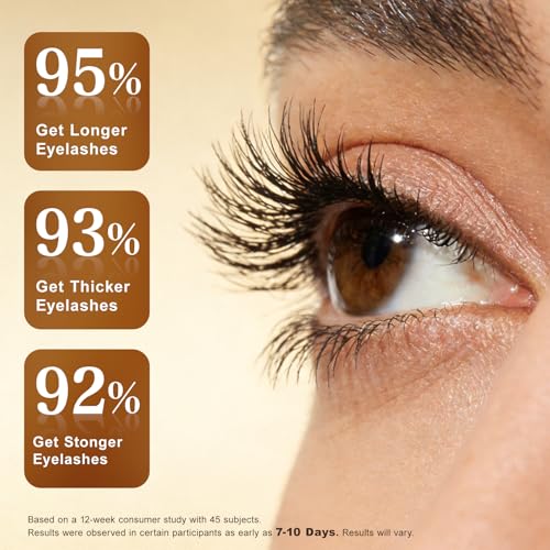 Lash Serum for Eyelash Growth ? Visible Results in 7 Days, Powered by W-Peptide Technology, Fuller-Looking Lashes, Hormone-Free & Gentle for Sensitive Eyes, 3ml (0.1 fl oz)