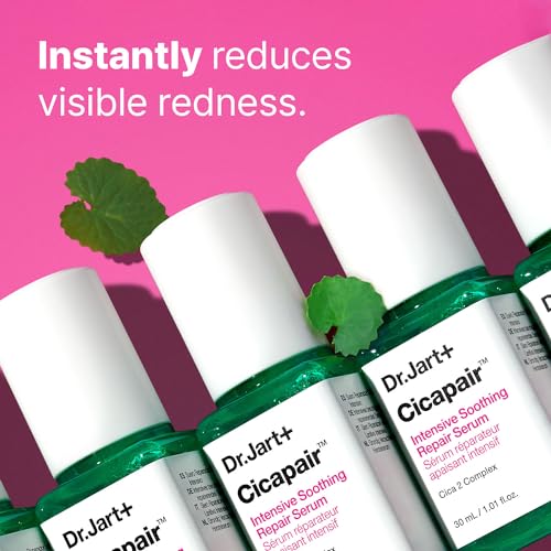 Dr.Jart+ Cicapair Sensitive Skin Korean Face Serum for Redness and Barrier Repair with Centella Asiatica | Korean Skin Care, 1.01 Fl Oz