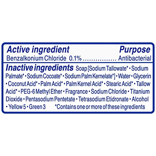 Dial Mountain Fresh Antibacterial Deodorant Bar Soap 3, 4 oz Soap Bars (Packs of 5)
