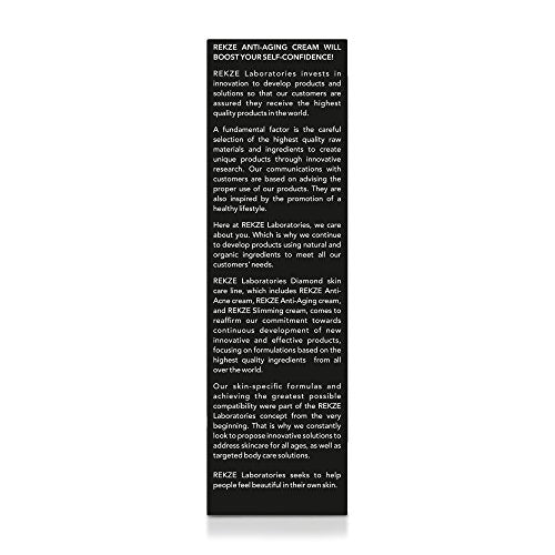 REKZE Advanced Formula Anti-Aging Cream: Unisex Rejuvenation for Face, Neck & Hands - Clinically Proven, Dermatologist-Recommended