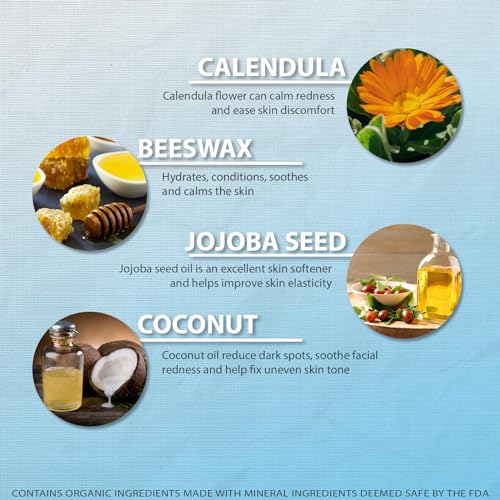 All Good Tinted Mineral Sunscreen Butter for Face, Nose, Ears - UVA/UVB Broad Spectrum, SPF 50, Zinc Oxide, Coral Reef Friendly, Water Resistant, Coconut Oil, Jojoba Oil, Beeswax, Vitamin E (1 oz)