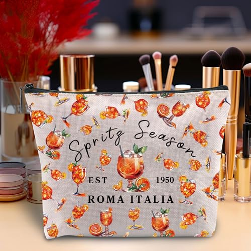 I Love Italy Makeup Bag - Italy Honeymoon & Travel Gift - Welcome & Housewarming Souvenir