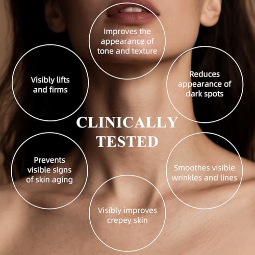 Neck Firming Cream 3.4oz ? Tightening & Lifting Neck Cream for Sagging, Crepey Skin ? Double Chin Reducer & Wrinkle Cream for Women ? Beauty & Personal Care, Korean Neck Tightening, Skin-Tight Look
