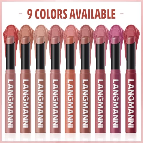 M?TYSUR Matte Lipstick - Non-Sticky, Long-Lasting & Waterproof Lipstick for Women, Richly Pigmented, Hydrating Lip Makeup with Smudge-Proof Formula, 1 Count, 0.07oz