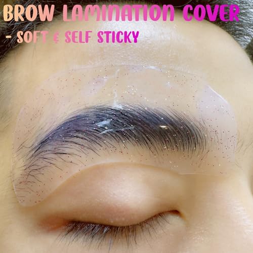Brow Perm Patch Silicone Lash Lift Shield Mate Self Sticky Eyebrow Lamination Cover Tool Gel Eyebrow Perming Pads Soft Patches Self-Adhesive Reusable Brow Lifting Pad Laminate Brow Lift Rapidly