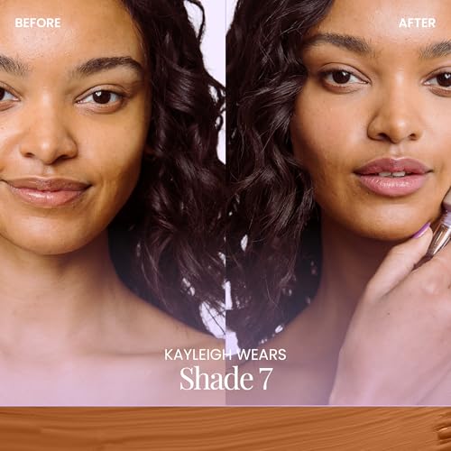 Naked Sundays BeautyScreen¢â SPF 50 Peptide Foundation Tint ? Tinted Sunscreen & Skincare Makeup with Zinc Oxide, Niacinamide ? Lightweight Natural Coverage, 7 Tan Toffee, 1.01 oz