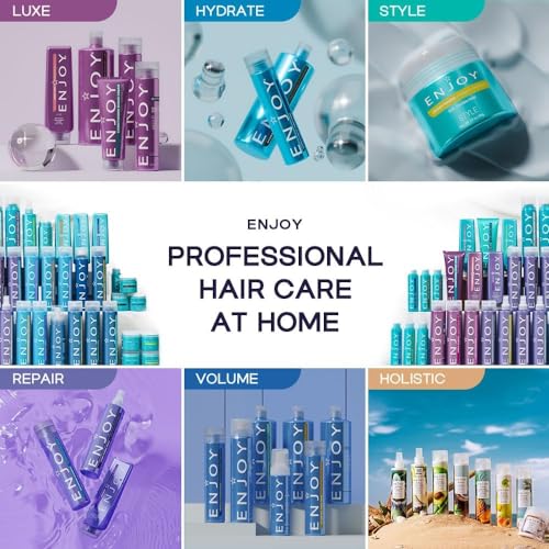 Enjoy Clarifying Spray, Pre-Shampoo Treatment, Removes Hard Water Build-Up, Chlorine and Impurities for All Hair Types, pH 4.5-5.5, 10.1 Fl Oz
