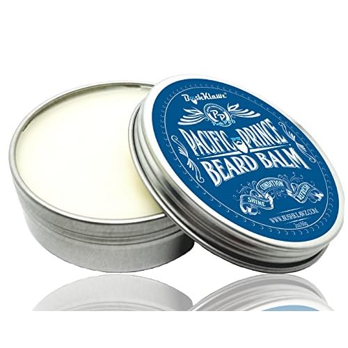Pacific Prince Beard Butter - Premium Midnight Ocean Breeze Conditioning Balm for Bearded Men's Grooming, 2 oz