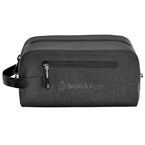 Skog ? Kust DoppS?k Waterproof & Leak-Proof Travel Toiletry Bag | Large, Black
