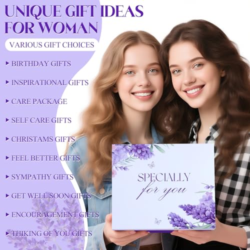 Valentine's Day Gifts for Women,Get Well Soon Gifts After Surgery,Birthday Gift Boxes ,12Pcs Self Care Package,Thinking of You Gift Basket,Relaxing Spa Gift For Her, Mom,Wife, Sister,Best Friend