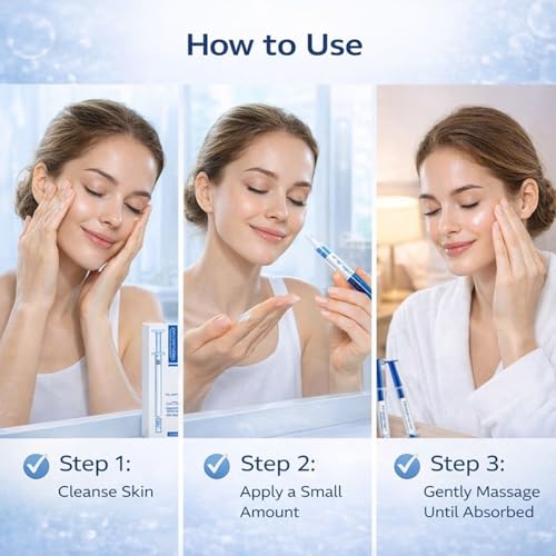 WEERSHUN Polypeptide Collagen Elastic Essence Cream, Micro-Molecular Collagen Moisturizing Lotion, Firming & Elasticity Support, Anti-Wrinkle Daily Skincare (4 Pcs)