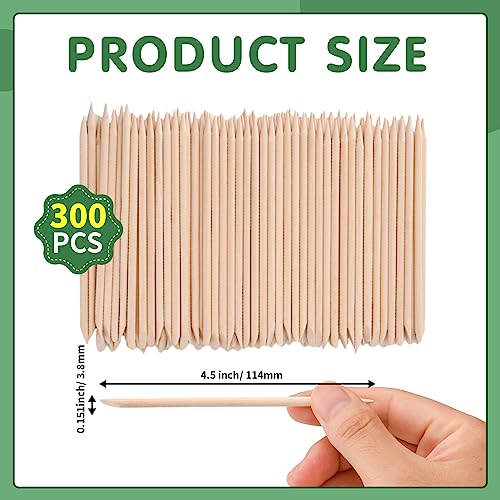 Wooden Wax Sticks Eyebrow Lip Nose Waxing Sticks Small Wax Spatulas Applicator Wood Craft Sticks for Hair Removal and Smooth Skin Spa and Home Usage