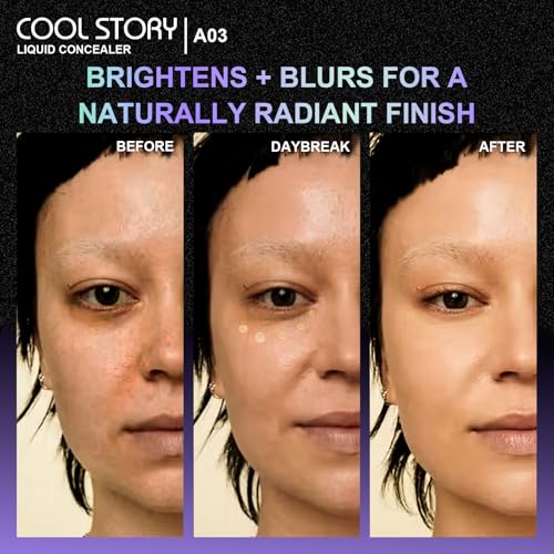 Full-Coverage Liquid Concealer, Long-Wearing, Buildable Medium Coverage 0.06 FI OZ (Light Medium)