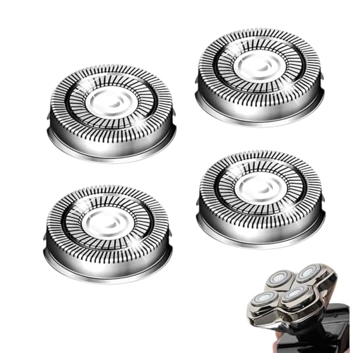 Compatible with Pitbull Shaver Replacement Blade,4 Pcs Fit for Skull Shaver Replacement Heads,Pro 4Replacement Blades Fit for Skull Pitbull ShaverGold/Silver/Butterfly Kiss/Platinum/Diamond PRO.