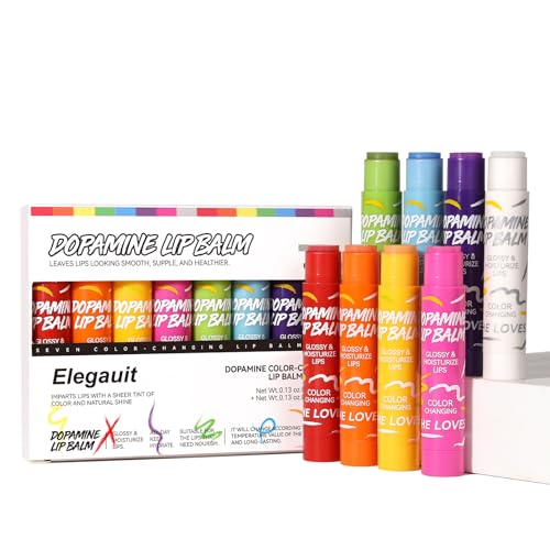 8 Pack Lip Blam Set, Natural Lip Care for Moisturizing Hydrating Repairing Dry - 8 Flavors - Fruits