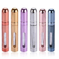 12ML 6 Colors Portable Mini Travel Perfume Bottle Atomizer Refillable Empty Spray Bottle for Women & Men Spray Scent Aftershave