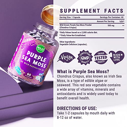 Maju Superfoods Super Sea Moss & Black Seed Oil Bundle