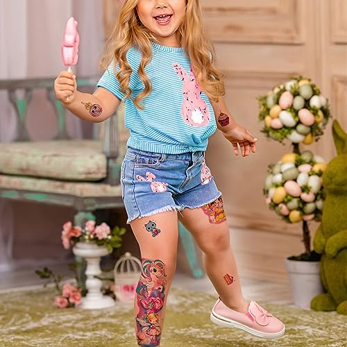 Tazimi 380 Styles (27 Sheets) Temporary Tattoo Full & Half Arm Tattoos Sleeves Marine Life Space Ship Racing Car Forest Animals Dinosaur Cartoon Tattoos Stickers forParty Supplies