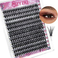 Lash Clusters 3D Multilayered DIY Cluster Eyelash Extensions 144pcs D Curl 12-18mm Mix Individual Lashes Cluster (D Natural 12-18mm-D)