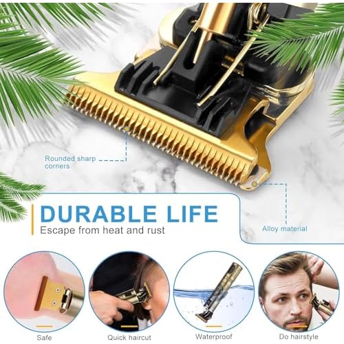 Men Professional Hair Clipper, Men's Cordless Hair Clipper, Suitable for haircutting and Beauty. Home use Rechargeable Hair Trimming Set