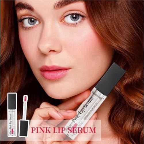 Magic Color Changing Lip Gloss, Pink Magic Mood Lipstick Hydrating Lip Glow Oil Lip Tint Lip Inks Stain Lip Balm Not Greasy Transparent Plumping Lip Serum for Women Girls Lip Care Products
