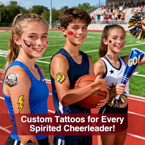 Printable Temporary Tattoo Paper for Inkjet Printer ? 8.5"x11", 30 Sheets ? Custom Tattoo Transfer Paper for Valentines Day Gifts, Kids, Adults, Halloween, Christmas, Party, Festival