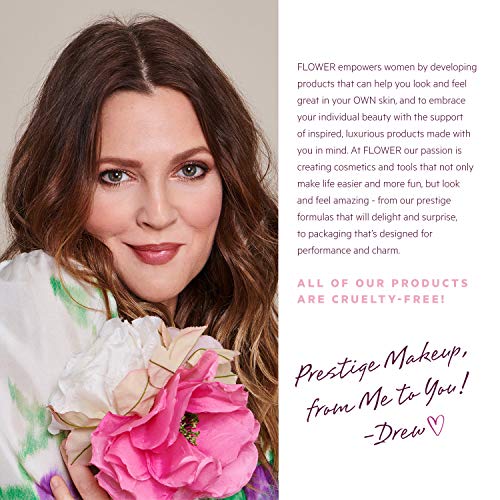 FLOWER BEAUTY Petal Pout Lipstick - Cruelty Free - Nourishing & Highly Pigmented Lip Color with Antioxidants, Dahlia Desire - Cream, 0.11 Oz